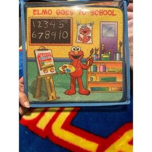 Elmo felt play book